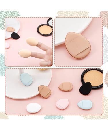 40 Pcs Finger Puff Bulk Mini Makeup Puff Set - Soft Finger Sponges for Beauty Makeup Tools - 5 Colors - Buy Online on GoSupps.com