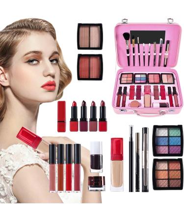 Kit De Maquillage Pour Jeunes Filles | Palette Cosm tique Portable Trousse De Maquillage Pour D butants Imperm able Et - Pour D guisement Adolescents Femmes M res Grands-M res Anniversaire - Buy Online on GoSupps.com