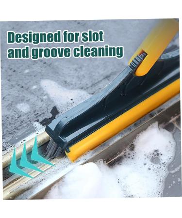 2 in 1 Cleaning Scrub Brush 120 Rotating Detachable Floor Scrub Brush with Long Handle V-Shaped Shower Brush for Cleaning with Squeegee for Bathroom Kitchen Floor Scrub BrushScrub Brush wi - Buy Online on GoSupps.com