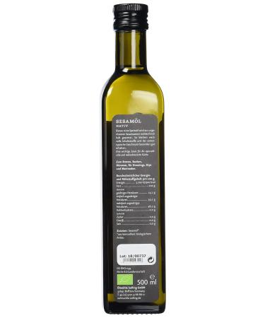  lm hle Solling Virgin Sesame Oil - Organic Naturland Fair 500ml | Premium International Shipping - Buy Online on GoSupps.com