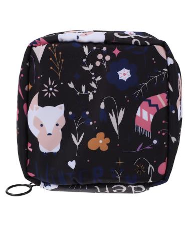 Exceart 1stk Aunt's towel-keeping bag Pale care pad bag women brindle holder ID money exchange for women coin bag coin coin pack with ladies tie child girl nylon sorted color 1