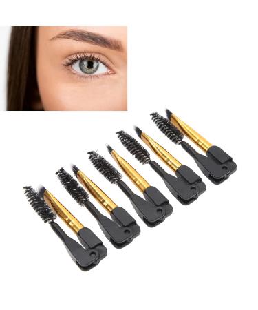 Double Ended Brow Brush - Professional Soft Hair Eyebrow & Eyelash Tool for Home & Travel | Best Cosmetic Brush for Precision Makeup - Buy Online on GoSupps.com