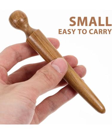 Healeved Hand Tool Set - 2 Wooden Reflex Zone Massage Sticks for Feet Hands and Body - Thai Massage Tools for Trigger Points Relaxation - Buy Online on GoSupps.com