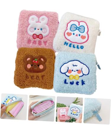 Healifty Period Bag 8 Pcs Napkin Storage Bag - Cute Girly Decor for Menstrual Pad Organization - Buy Online on GoSupps.com