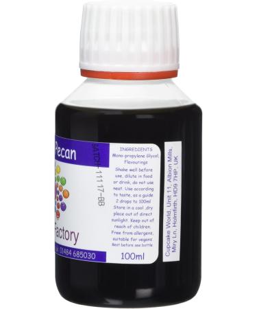 Flavour Factory Butter Pecan Intense Food Flavouring 100ml - Premium Quality - Buy Online on GoSupps.com
