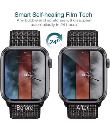6 Pack Screen Protector for Apple Watch Series 6, SE, 7 - 44mm/45mm Flexible TPU Clear Film - Bubble-Free - UF-010 - Buy Online on GoSupps.com
