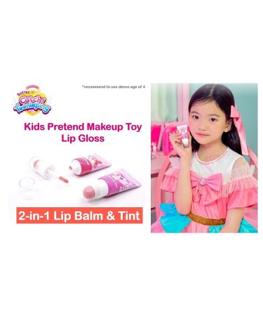 Teenieping Kids Dual Lip Balm and Tint | Fruit Flavored Lip Gloss for Pretend Play | Non Toxic Makeup for Girls Ages 3-8 - Buy Online on GoSupps.com