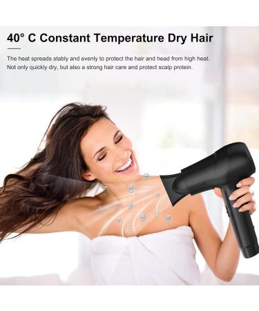 Portable Cordless Hair Dryer Hot & Cold Air Wireless Hair Dryer Rechargeable Blow Dryer w/Diffuser for Blowing Hair Painting Drying - Buy Online on GoSupps.com