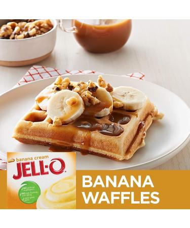 Jell-O Banana Cream Instant Pudding and Pie Filling 96 g | Pack of 8 - Buy Online on GoSupps.com