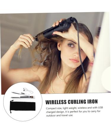 Healeved 3pcs Curling Iron Hair Curler Cordless Straightener for Hair Mini Curling Wand Mini Curler White Abs 21X4X3.5CMx3pcs Whitex3pcs - Buy Online on GoSupps.com