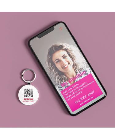 KEKHEALTH Medical Alert Tag with Custom QR Code | Epipen Inside Carry Case | Medical ID Tag for Allergies and Emergency Contacts - Buy Online on GoSupps.com