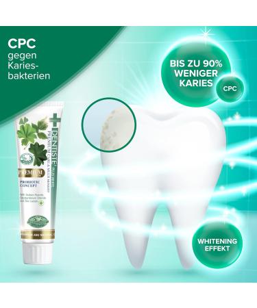 Dentiste Plus White Premium Toothpaste - Whitening Toothpaste with 14 Herbs Xylitol & Probiotics - Ayurvedic Formula for Healthy Gums & Tooth Enamel - Buy Online on GoSupps.com