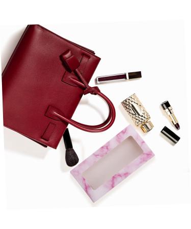 40pcs Marble Eyelash Cases - Makeup Storage Organizer for Fake Eyelashes | Empty Lash Box | Pink Cosmetic Storage - Buy Online on GoSupps.com