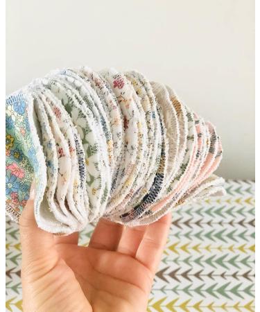Reusable Makeup Remover Pads Eco-Friendly Reusable Cotton Bamboo Rounds Wipes (5) (Bamboo Towelling Backed) - Buy Online on GoSupps.com