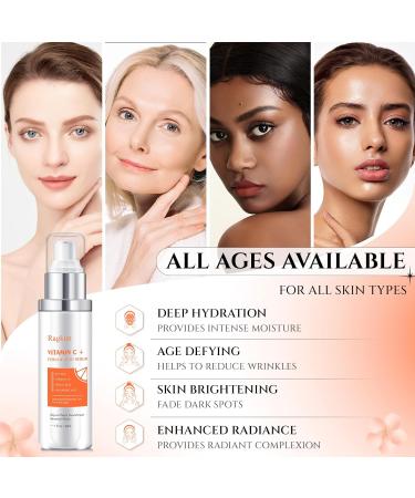 Vitamin C 20% Serum with CE Ferulic Acid & Hyaluronic Acid - Anti-Aging Dark Spot Remover & Hydrating Face Serum - 1 Fl Oz - Buy Online on GoSupps.com