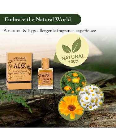 ADK Marigold & Chamomile Botanical Perfume Spray 1 oz (30 mL) Natural Hypoallergenic & Clean Perfume for Women & Men with Notes of Marigold Chamomile Gardenia Musk Sandalwood 1 Fl Oz (Pack of 1) - Buy Online on GoSupps.com