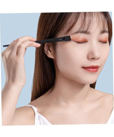 PLAFOPE 6pcs Eyeliner Makeup Brush Travel Makeup Brushes Face Powder Brushes Rayon Wooden Handle Black - Buy Online on GoSupps.com