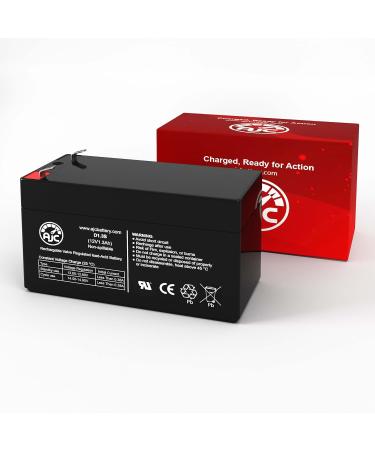 Buy AJC Battery Compatible with Duracell DURA12-1.3F - 12V 1.3Ah Sealed Lead Acid Battery | Fast International Shipping - Buy Online on GoSupps.com