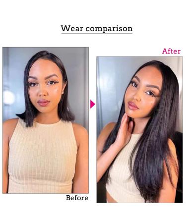 18 70g 1 Jet Black Brazilian Virgin Human Hair Clip in Extensions - 8pcs/Set - Buy Online on GoSupps.com