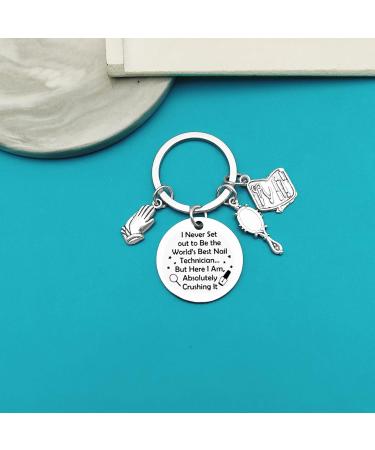 Ximalun Nail Tech Gifts Keyring Nail Technician Gifts Manicurist Graduation Gifts Beautician Gifts Nail Stylist Gifts Christmas Birthday Gifts Nail Tech Gifts for Women - Buy Online on GoSupps.com