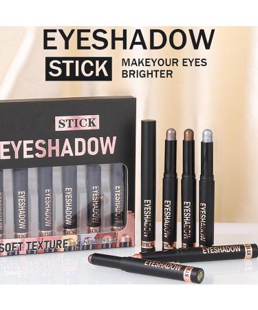 Eye Shadow Stick Cream Pencil Set 511x519in Matte LongLasting Makeup Waterproof Brightener Formula Smooth Easy Application for Girls Women Travel Celebration Wedding - Buy Online on GoSupps.com