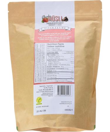 Clean Eating Keto-Friendly Breakfast Cereal - Chocolate & Strawberry 500 Grams - Buy Online on GoSupps.com