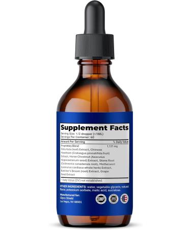 (3 Pack) Glyco Shield Drops All Natural Blood Formula Support GlycoShield Liquid Supplement for Men and Women Maximum Strength - Buy Online on GoSupps.com