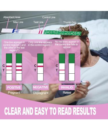 25 Sensitive HCG Pregnancy Test Strips - Accurate Home Testing for Early Pregnancy with Over 99% Accuracy - Buy Online on GoSupps.com