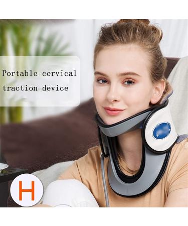 Neck Brace Collar for Posture | Cervical Traction Device for Pain Relief | Office Workers & Students | 20cm White - Buy Online on GoSupps.com