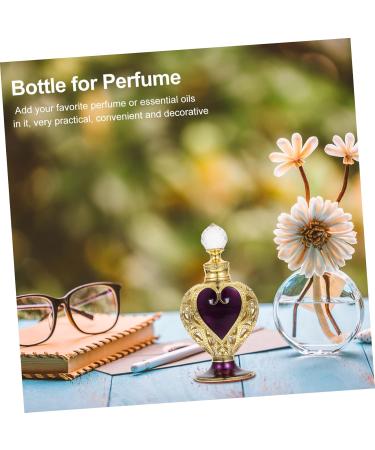 MAGICLULU 1pc Bottled Travel Alloy Perfume Rack Glass Bottle 12.50X6.00X6.00CM Assorted Color - Buy Online on GoSupps.com
