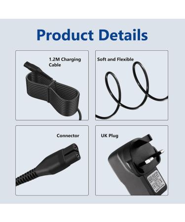 Xahpower 4.3V Charger for Philips Shaver A00390 - Compatible with One Blade QP2520 and More Electric Shavers - Buy Online on GoSupps.com