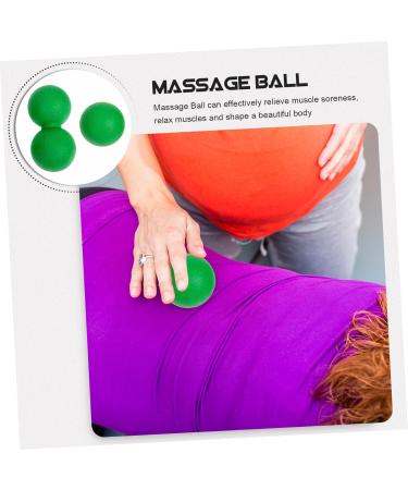 Toddmomy Fascia Massage Balls Set - Trigger Point Muscle Relief Lacrosse Balls for Hand & Back Pain TPE Fitness Tool for Soothing Relief - Buy Online on GoSupps.com