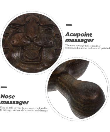 BIUDECO Sandalwood Wood Facial Nose Acupuncture Scraper Compact For - Buy Online on GoSupps.com