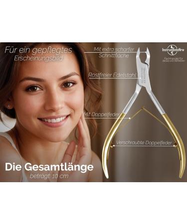 Premium Stainless Steel Nail Skin Pliers & Cuticle Scissors - Sharp Manicure Tongs for Fingers & Toes Removal - Buy Online on GoSupps.com