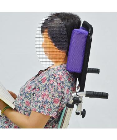Wheelchair Headrest Backrest Portable Adjustable Head Support Padding with 16-20 Inches Height and 45 -90 Angle Ergonomic Fit Support and Soft Breathable for Disabled Post-op - Buy Online on GoSupps.com