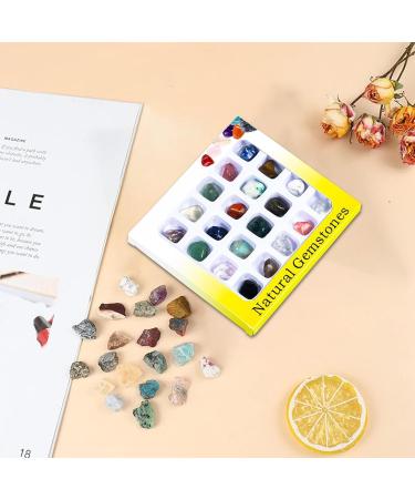 Tumbled Stones and Crystals | Natural Specimen Stones for Meditation - Polished Smooth Collections Decoration for Bedroom Home Bar Cafe and Restaurant - Buy Online on GoSupps.com