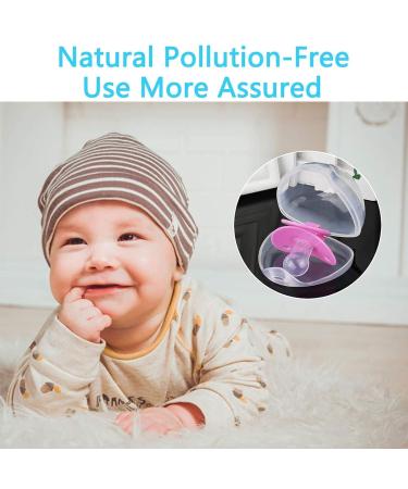 8 PCs Transparent Dustproof Pacifier Box - Portable Storage Container for Babies - Buy Online on GoSupps.com