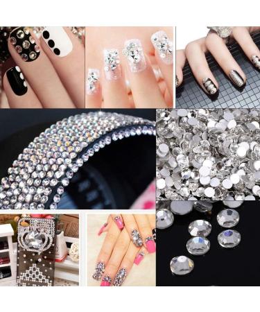 1440 SS20 Clear Crystal Flat Back Rhinestones - 4.8mm Glass Stones Glitter Gems - Faux Diamond - Buy Online on GoSupps.com