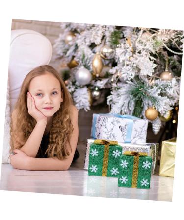 Cabilock Box Shop Decoration Decorative Wall Basket Showcase Adornment Christmas Bag Green 15.00X15.00X15.00CM - Buy Online on GoSupps.com