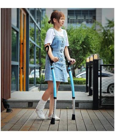 Forearm Crutches Adjustable Cane Fracture Crutches Medical Height Adjustable Anti-Skid Walking Stick Lightweight Arm Crutch Journey - Buy Online on GoSupps.com