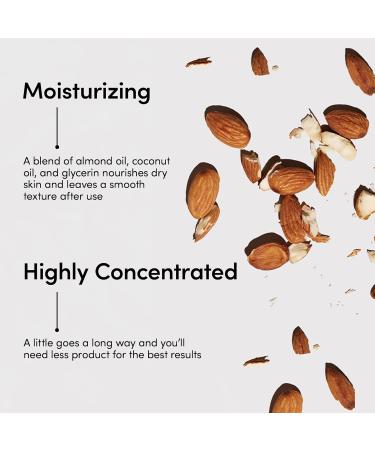 LATHER Almond Shaving Cream - Vegan Non-Foaming Shave Butter for Sensitive Skin | Gentle & Smooth Shaving Cream for Men & Women | 4 Oz - Buy Online on GoSupps.com