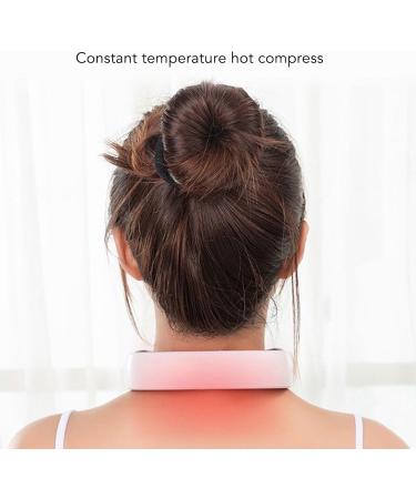 U-Shaped Wireless Neck Massage Device - Intelligent Heated & Portable Electric Pulse Massager for Neck Tension Relief - White - Buy Online on GoSupps.com