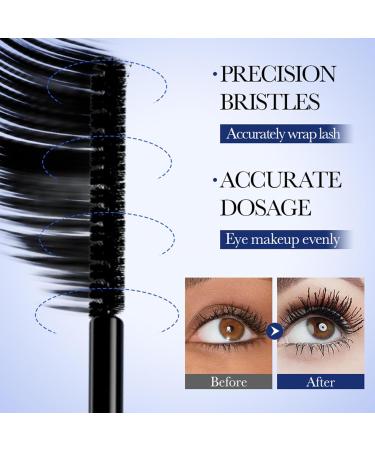 Volume and Length Mascara Black Mascara for Natural and Lengthened Lashes - Waterproof Cosmetic for Enhanced Lashes for Women and Girls for All Occasions - Buy Online on GoSupps.com