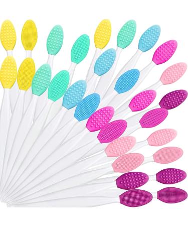 Silicone Lip Brush Double-sided Lip Brush Soft Cleaning Lip Brush Beauty Tool For Smoother Skin Cleaning Brush Set - Buy Online on GoSupps.com