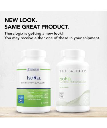 Theralogix IsoRel Soy Isoflavone Menopause Supplement | 90-Day Supply | Made in USA - Buy Online on GoSupps.com