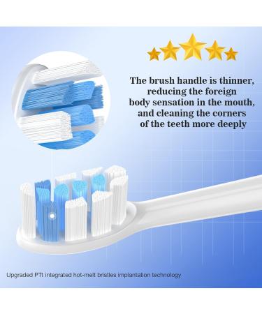 10 Pack of Compatible Soft Electric Toothbrush Heads for Philips Sonicare C1 C2 C3 G2 W2 G3 W3 A3 4100 5100 6100 - SoftCare HealthyWhite | 10 Counts - Buy Online on GoSupps.com