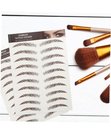 Mipcase 9 sheets Artificial Tattoos Hairlike Eyebrow Sticker Imitation Stickers Transfers False Eyebrows - Buy Online on GoSupps.com