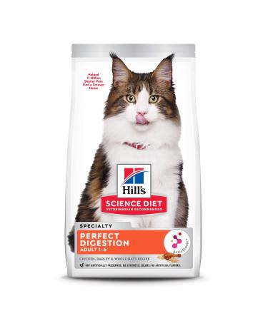 Hill's Science Diet Adult Cat Dry Food Perfect Digestion Chicken, Brown Rice, & Whole Oats 3.5 Pound (Pack of 1) - Buy Online on GoSupps.com
