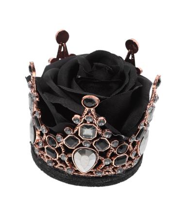 minkissy Baroque Hairpin Snap Hair Clips Flat Hair Barrettes Crown Hair Crown Clip Crown Hair Clip Crown Hairpin Hair Styling Party Headdress Party Hair Accessories Zinc Alloy