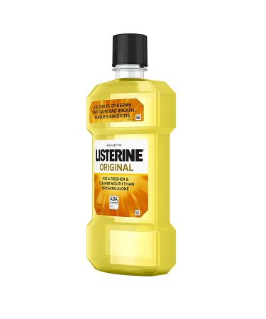Listerine Original Antiseptic Mouthwash 1L - Kills 99% of Germs for Fresh Breath & Healthy Gums | ADA Accepted Original Flavor - Buy Online on GoSupps.com